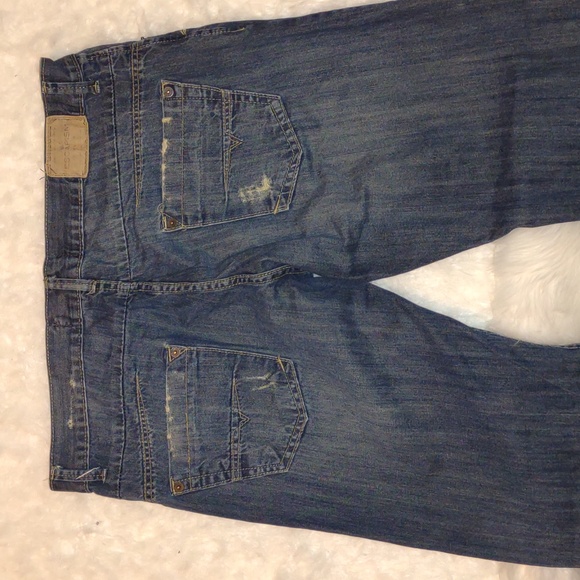 😻🩵VINTAGE ESCAPISM NYC Denim Company Men's Distressed Jeans - Picture 1 of 11